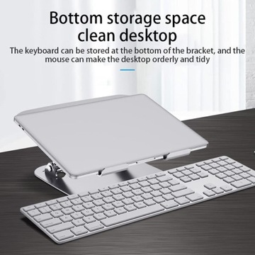 Подставка для ноутбука, регулируемая алюминиевая платформа.