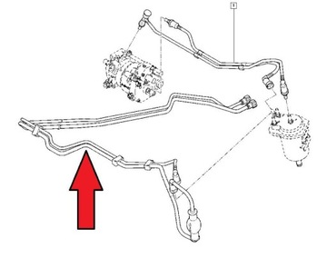 Комплект топливопроводов RENAULT KANGOO 1.5 dCi. !