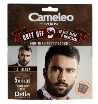 CAMELEO MEN farba do włosów i brody 1.0 Black