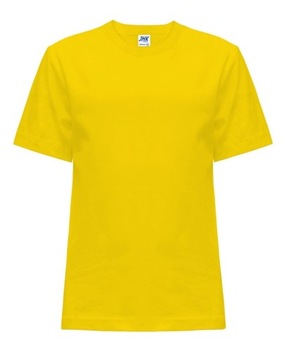 T-SHIRT DZIECIĘCY KOSZULKA JHK ŻÓŁTY 3-4 LAT