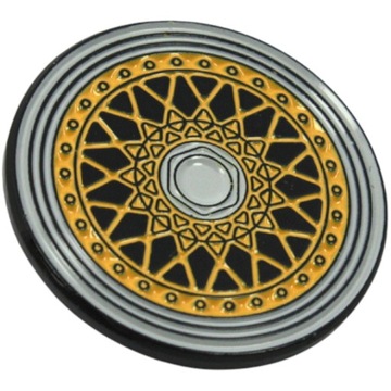 Przypinka pin pins do ubrań plecaka metalowa crocs FELGA BBS RS RANT FELGI