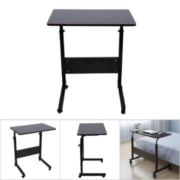 Портативная регулируемая по высоте подставка для ноутбука, письменный стол, боковой столик для чтения