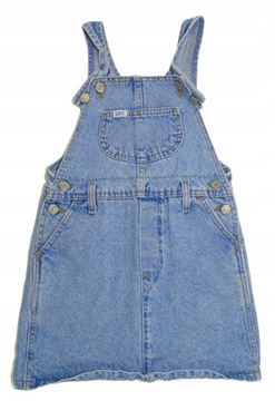 Spódniczka jeans ogrodniczka LEE 110/116 USA