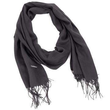 Большая гладкая женская шаль-шарф-пончо