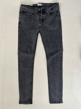 TOPMAN skinny RURKI spodnie jeans męskie W34L32