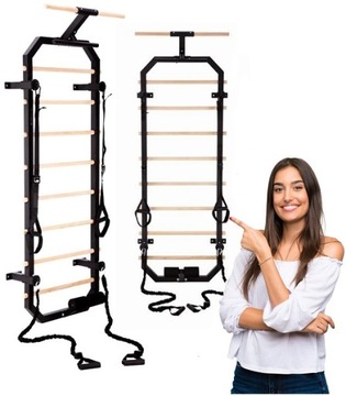 МНОГОФУНКЦИОНАЛЬНАЯ ЛЕСТНИЦА ДЛЯ ГИМНАСТИЧЕСКИХ УПРАЖНЕНИЙ HMS ПРОЧНАЯ КОНСТРУКЦИЯ