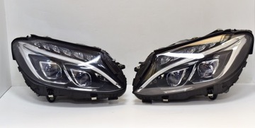 MERCEDES C KLASA W205 KOMPLET LAMP LAMPA FULL LED