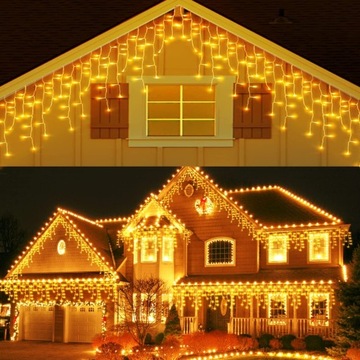 KURTYNA ŚWIETLNA LAMPKI 320LED GIRLANDA IP44 21M