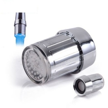 PERLATOR LED, NAKŁADKA NA KRAN, 3 KOLOR