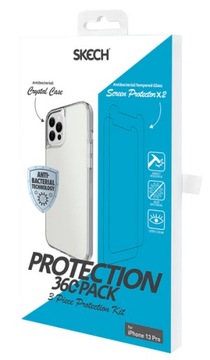 Plecki Skech do Apple iPhone 13 pro Protection 360 + szkło hartowane 2szt