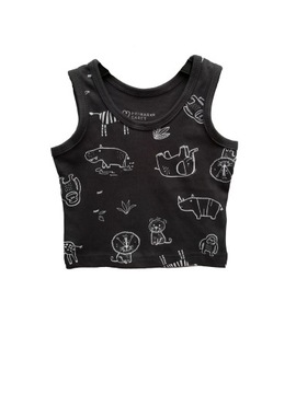 PRIMARK Top chłopięcy, dzikie zwierzęta roz 92 cm