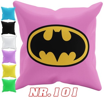 POSZEWKA NA PODUSZKĘ JAŚKA DO PRZEDSZKOLA BATMAN + IMIĘ GRATIS