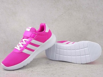 ADIDAS LITE RACER RÓŻOWE BUTY GUMKI RZEP DAMSKIE