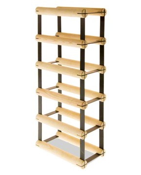 Винная полка Полка для ПЭТ-бутылок металлическая винная полка лофт на 5 бутылок