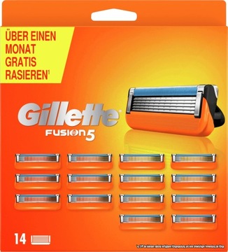 Gillette Fusion5 / OPAKOWANIE 14szt.