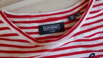 SUPERDRY 11153 delikatna BLUZECZKA KOSZULKA M 38