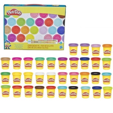 PLAY-DOH CIASTOLINA MEGA-PACK ZESTAW 35 TUB 1,9KG