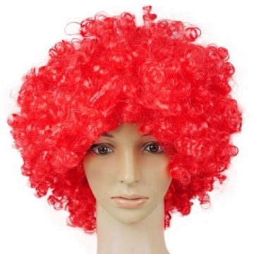 Peruka Afro Party Disco kręcone włosy KOLORY