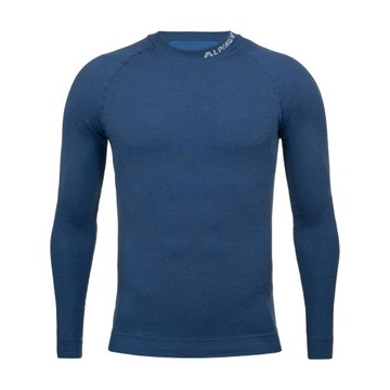 BIELIZNA ALPINUS TERMICZNA TERMOAKTYWNA WEŁNA MERINO GÓRA KOSZULKA BLUZA L
