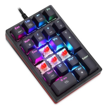 Motospeed Klawiatura numeryczna mechaniczna RGB