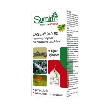 Laser 940 EC 200 ml. mechaniczne zwalczanie owadów Sumin