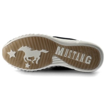 Granatowe Sneakersy Damskie Mustang Sportowe Buty