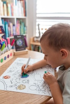 HeyDoodle Большой силиконовый коврик формата А3 для нескольких раскрасок