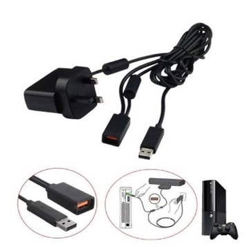 Kinect Sensor Ruchu Xbox 360+Adventures+zasilacz