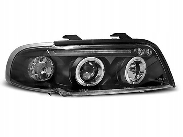 LAMPY REFLEKTORY AUDI A4 B5 94-98 RINGI BLACK