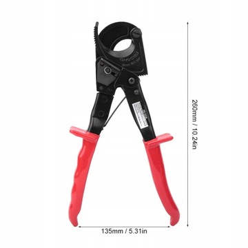 НОЖНИЦЫ ДЛЯ КАБЕЛЯ С ТРЕЩОТКОЙ 240MM2 HS-325A