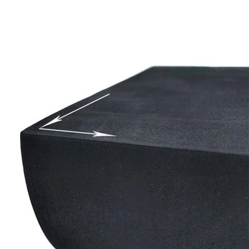 Półokrągła kolumna do jogi Trwały wałek z pianki do ćwiczeń fitness 90 cm x 7,5 cm