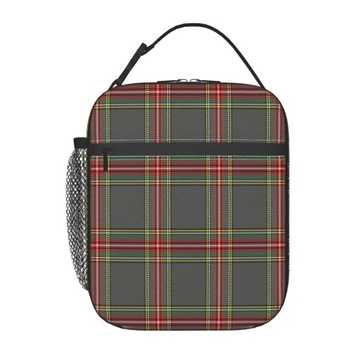 Royal Stewart Tartan Thermal Insulated Lunch Bags Women Comic Cartoon