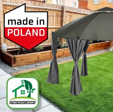 Водонепроницаемое покрытие для садового павильона ОБИ БРАГА 350 СМ СТАЛЬ