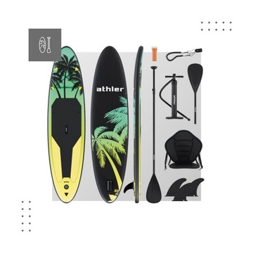 SUP доска для плавания Надувная 2в1 Athler Miami 70 150 кг 330 см