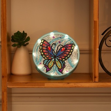 Full Drill Lamp DIY Kits Butterfly
