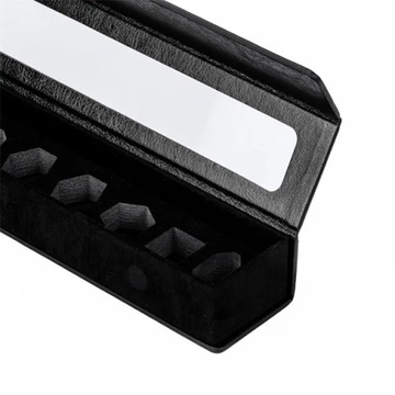 Черная кожаная корпус RPG Bone Box Case Case для 7 костей