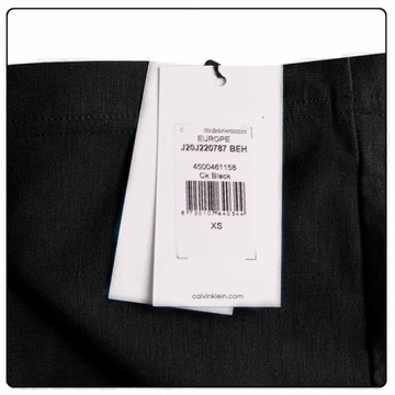 CALVIN KLEIN BLUZA DAMSKA RIB MIX CZARNA r.S