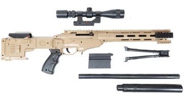 M107 BB СНАЙПЕРСКАЯ ВИНТОВКА ЛАЗЕРНАЯ +2 ГРАНАТЫ