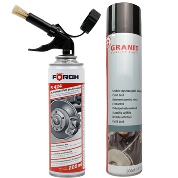 ZESTAW SMAR KONTAKTOWY Z DODATKIEM ALUMINIUM + PĘDZELEK + ZMYWACZ