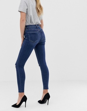 Damskie spodnie jeansowe niebieskie W30 L32