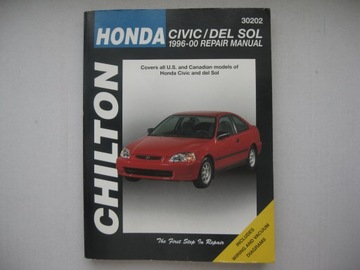 Книга ремонта Honda Civic VI 96-00 Honda CRX DEL SOL сервисный центр Чилтон