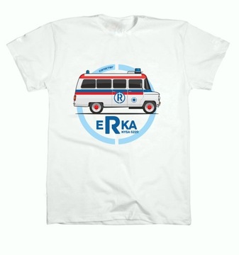 T-shirt koszulka SŁUŻBY PRL Nysa Pogotowie