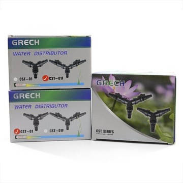 TRÓJNIK Z TWORZYWA ODPORNEGO NA DZIAŁANIE WODY I SŁOŃCA 2 ZAWORY