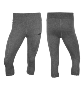 4F Spodnie legginsy damskie sportowe wygodne r.S