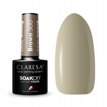 Claresa Lakier Hybrydowy Brown nr300 5ml HYBRYDA