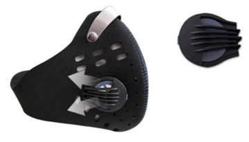 ВЕЛОСИПЕДНАЯ СПОРТИВНАЯ МАСКА ДЛЯ ЛИЦА, КРАСНАЯ