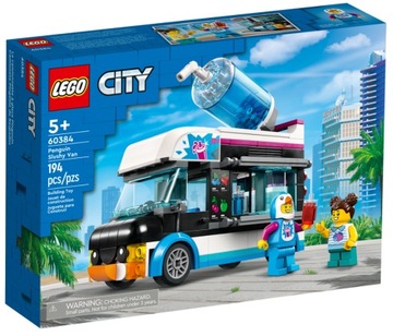 LEGO CITY 60384 Furgonetka ze Slushem Drink Bar 5+