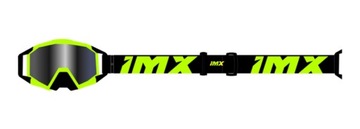 GOGLE IMX SAND FLUO YELLOW MATT/BLACK - SZYBA SILVER IRIDIUM + CLEAR (2
