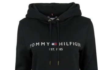 TOMMY HILFIGER bluza damska, czarna, XXS