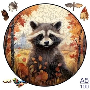 Sunflower Butterfly Jigsaw Wood Puzzle, Difficult To Play Irregular Animal